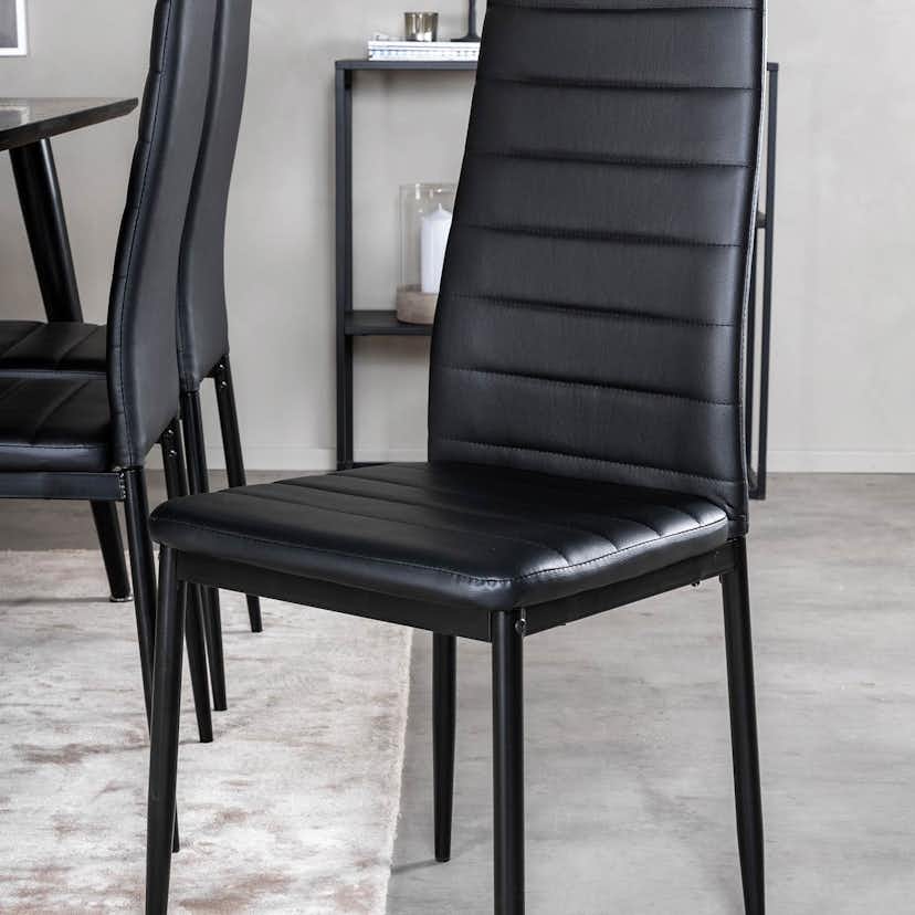 Matgrupp Venture Home Dipp med 6 Slim Stolar