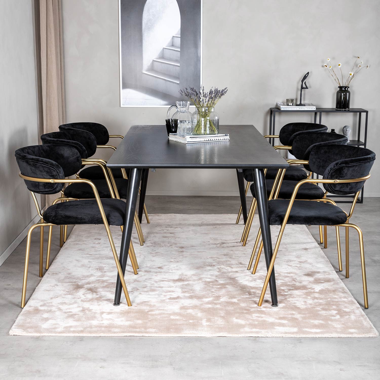 Matgrupp Venture Home Dipp med 6 Arrow Stolar