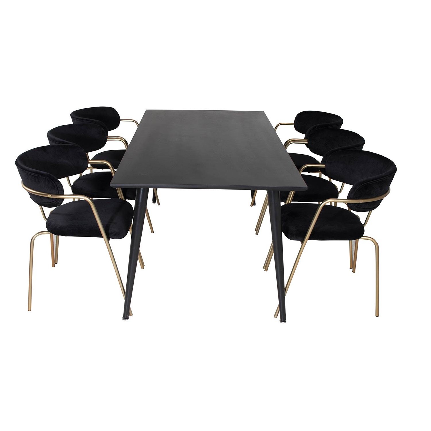 Matgrupp Venture Home Dipp med 6 Arrow Stolar