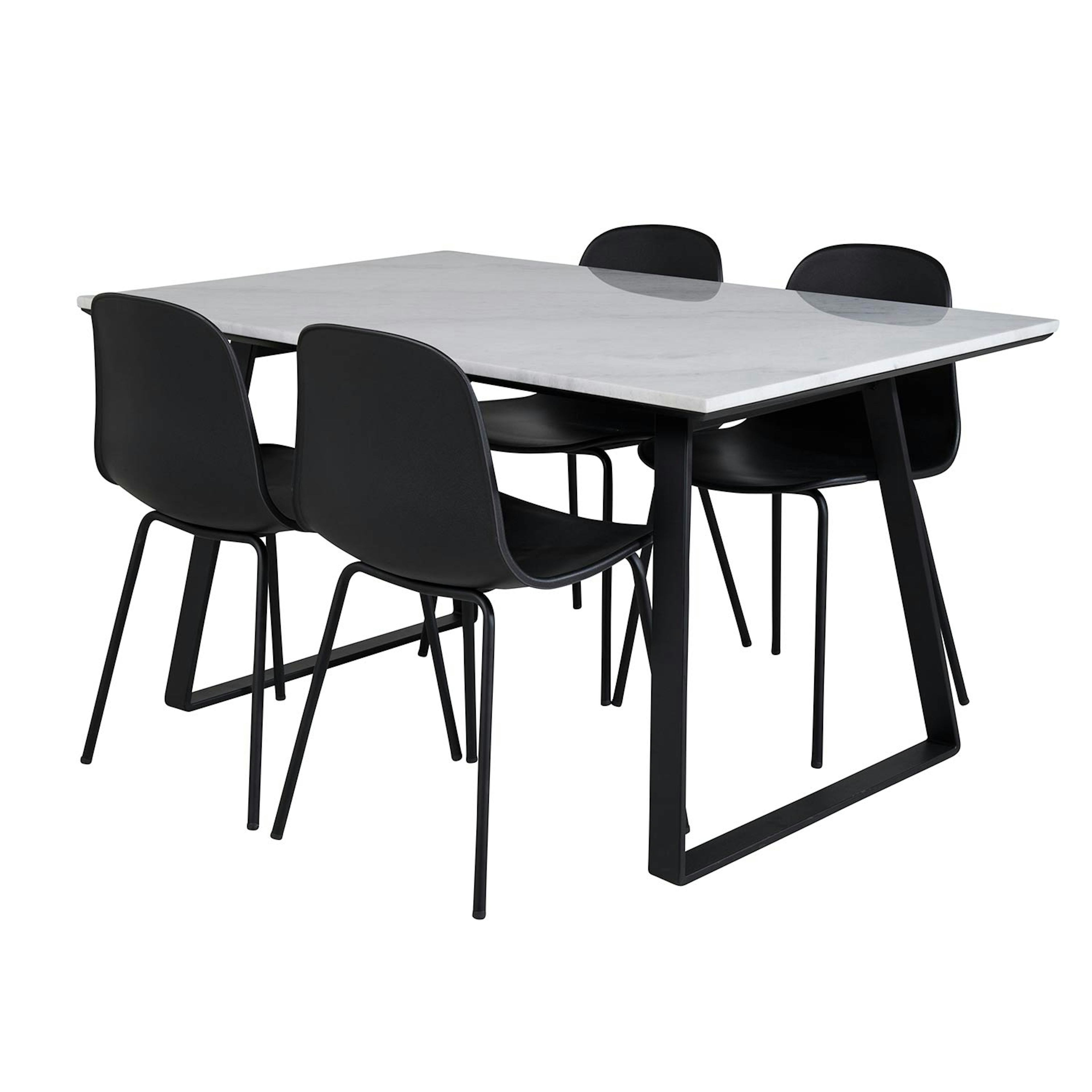 Matgrupp Venture Home Estelle 140 med 4 Ardi Stolar