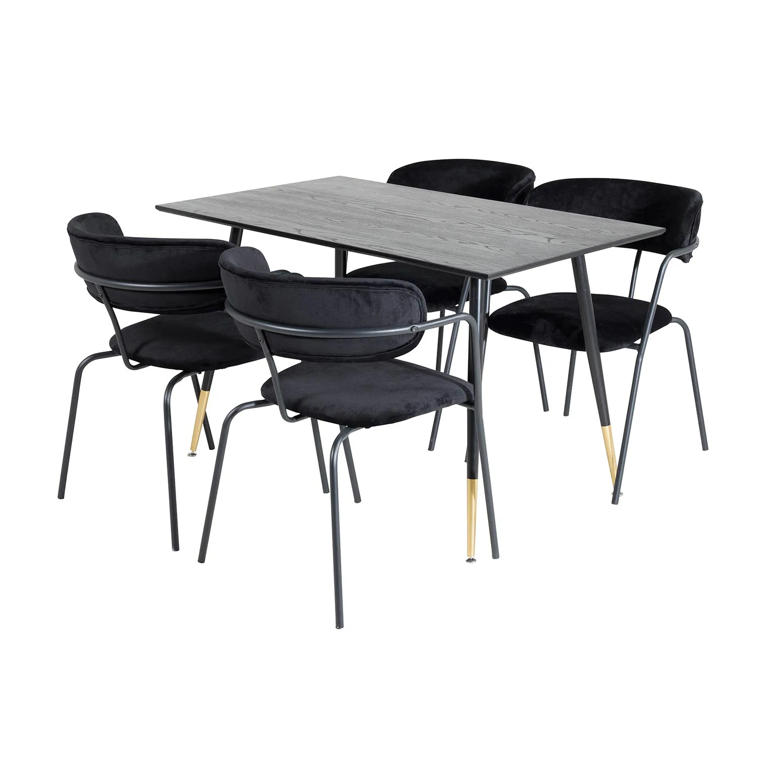 Svart/Mässing/Svart