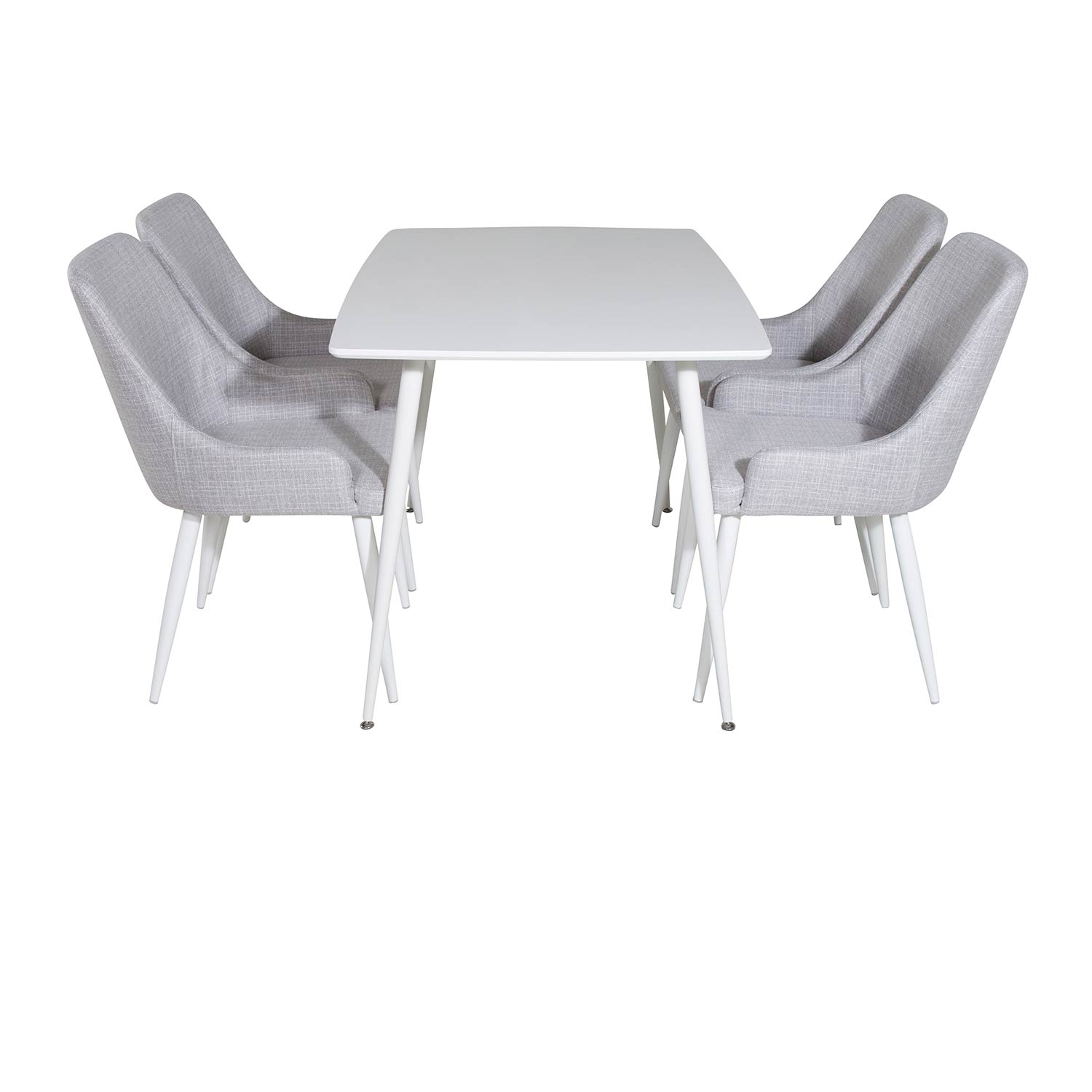 Matgrupp Venture Home Pobbie med 4 Plake Stolar Polyestertyg