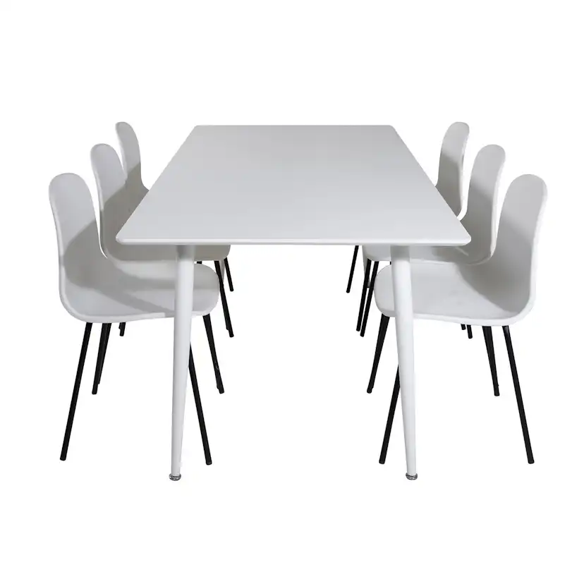 Matgrupp Venture Home Pobbie med 6 Ardi Stolar