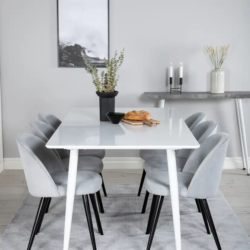 Matgrupp Venture Home Pobbie med 6 Valentina Stolar Manchester