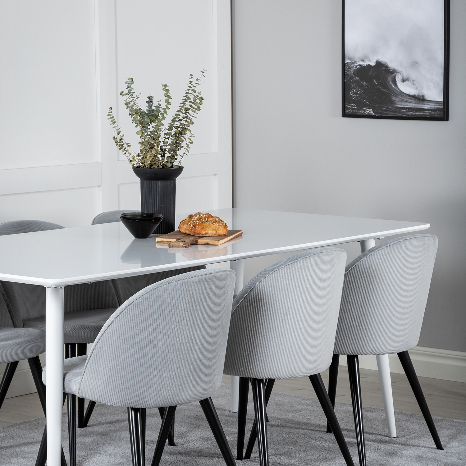 Matgrupp Venture Home Pobbie med 6 Valentina Stolar Manchester