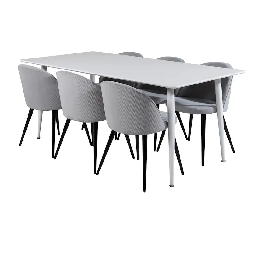 Matgrupp Venture Home Pobbie med 6 Valentina Stolar Manchester