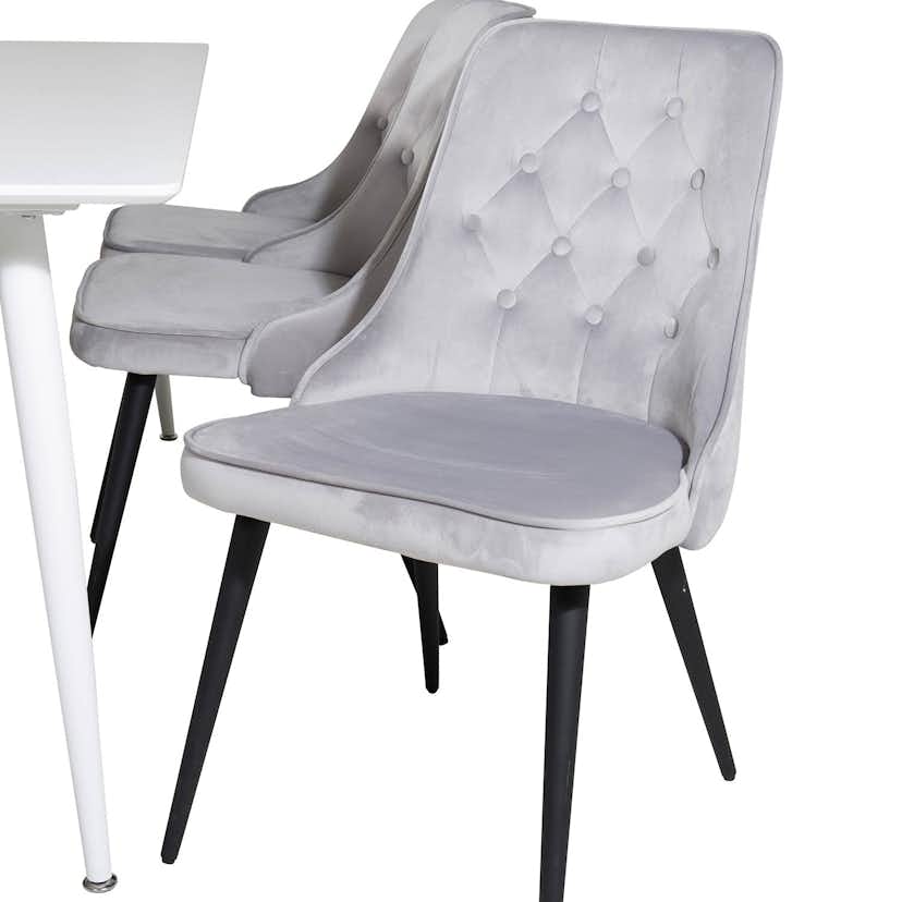 Matgrupp Venture Home Pobbie med 6 Vera Stolar