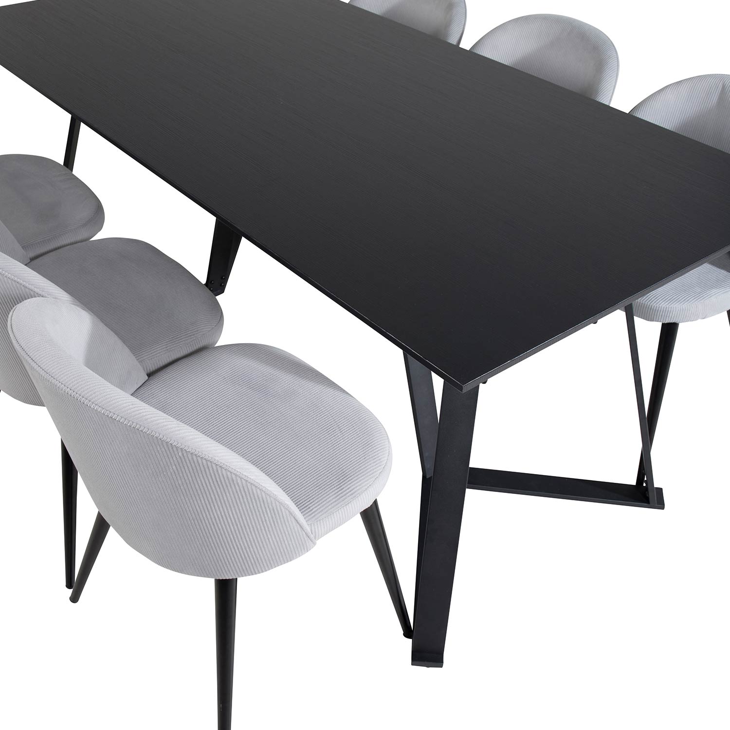 Matgrupp Venture Home Madde med 6 Valentina Stolar Manchester