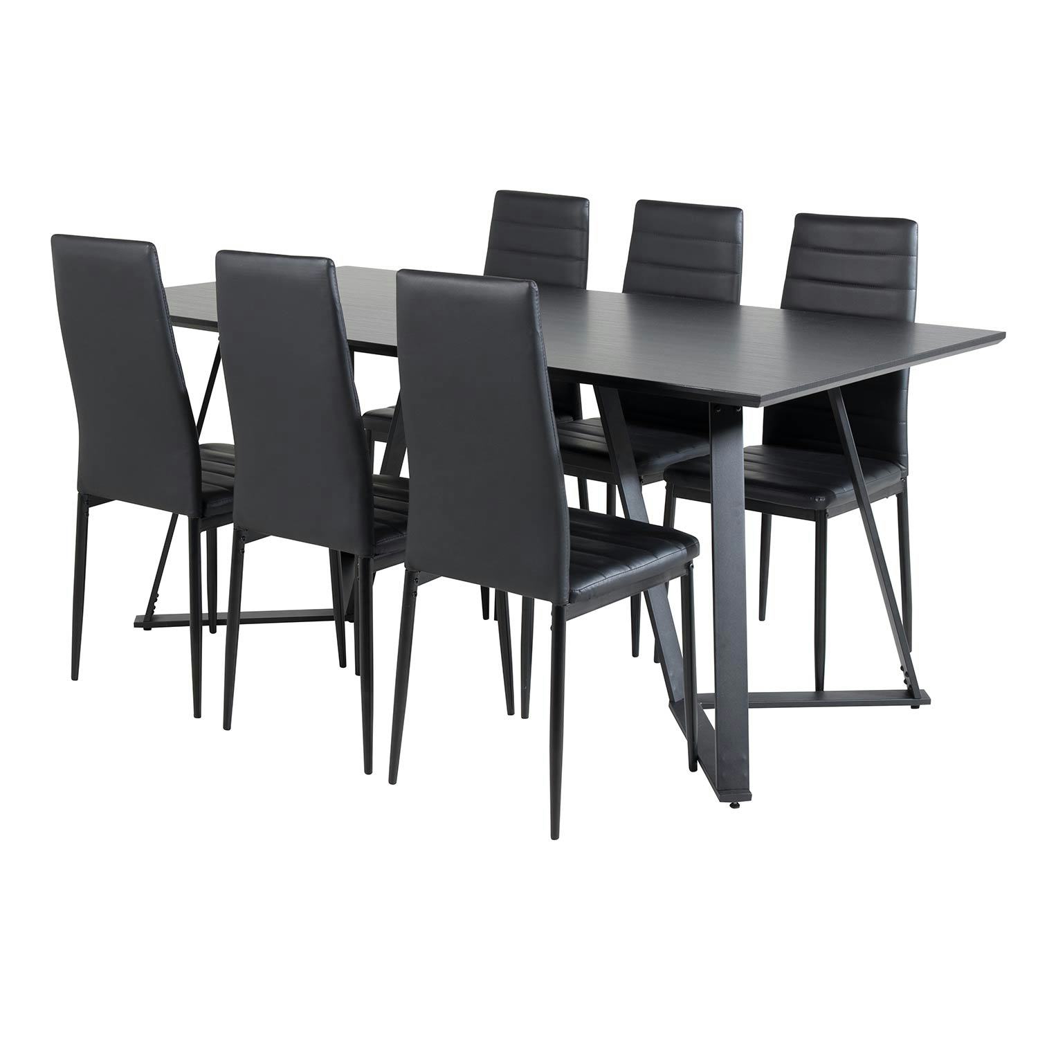 Matgrupp Venture Home Madde med 6 Sly Stolar