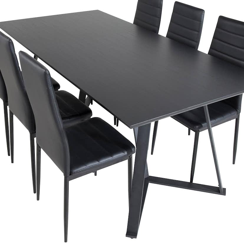 Matgrupp Venture Home Madde med 6 Sly Stolar