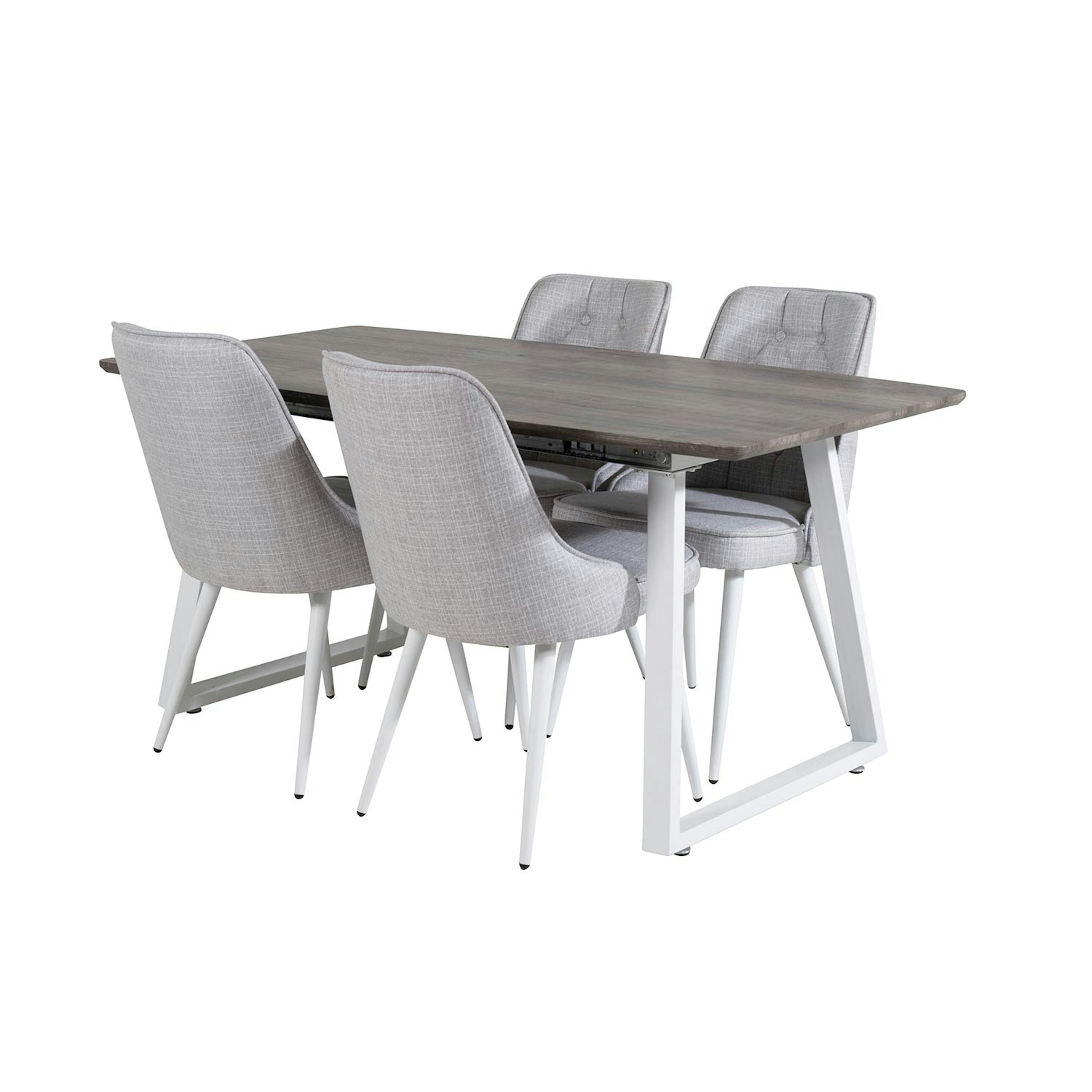 Matgrupp Venture Home Ina med 4 Vera Stolar Polyestertyg