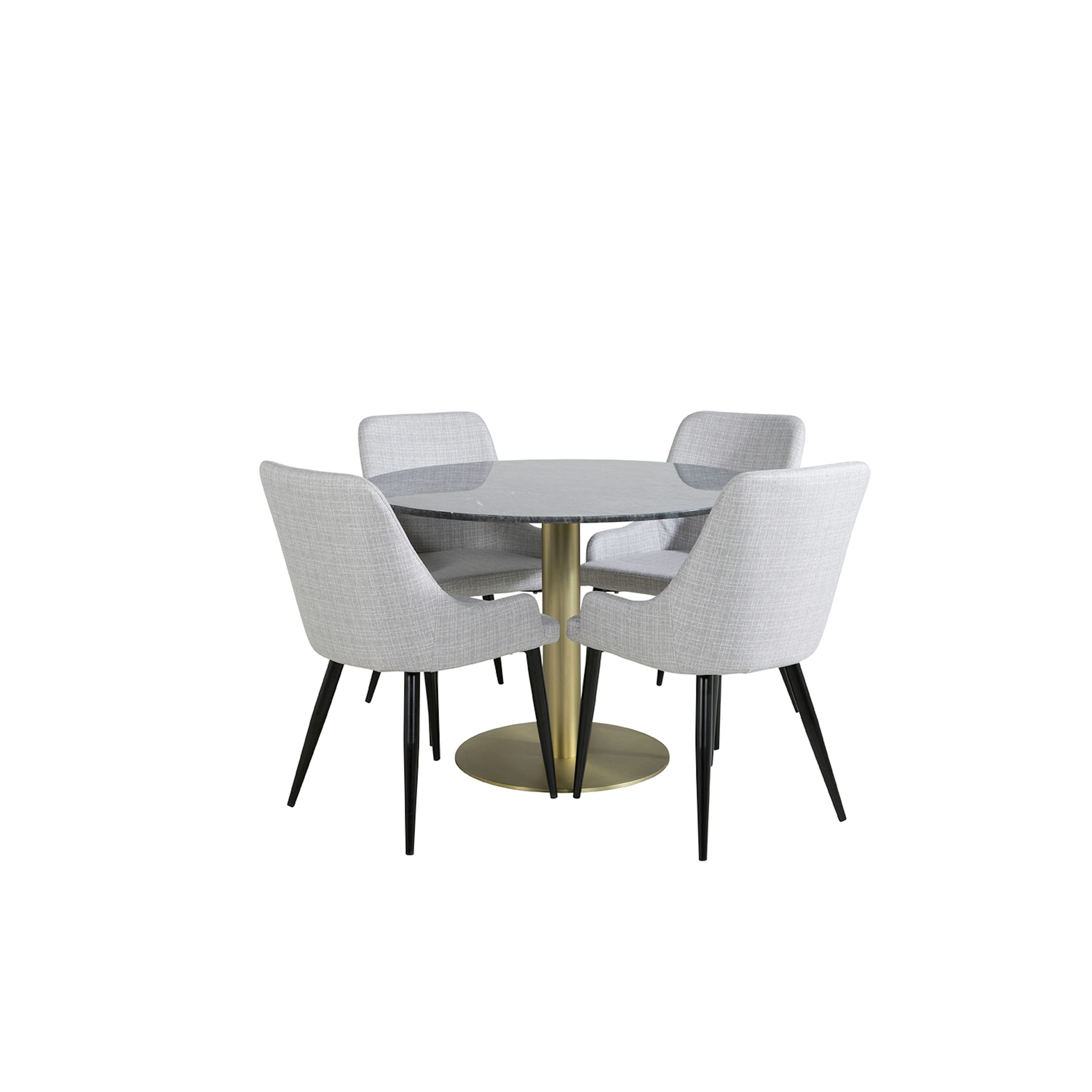 Svart/Mässing/Ljusgrå