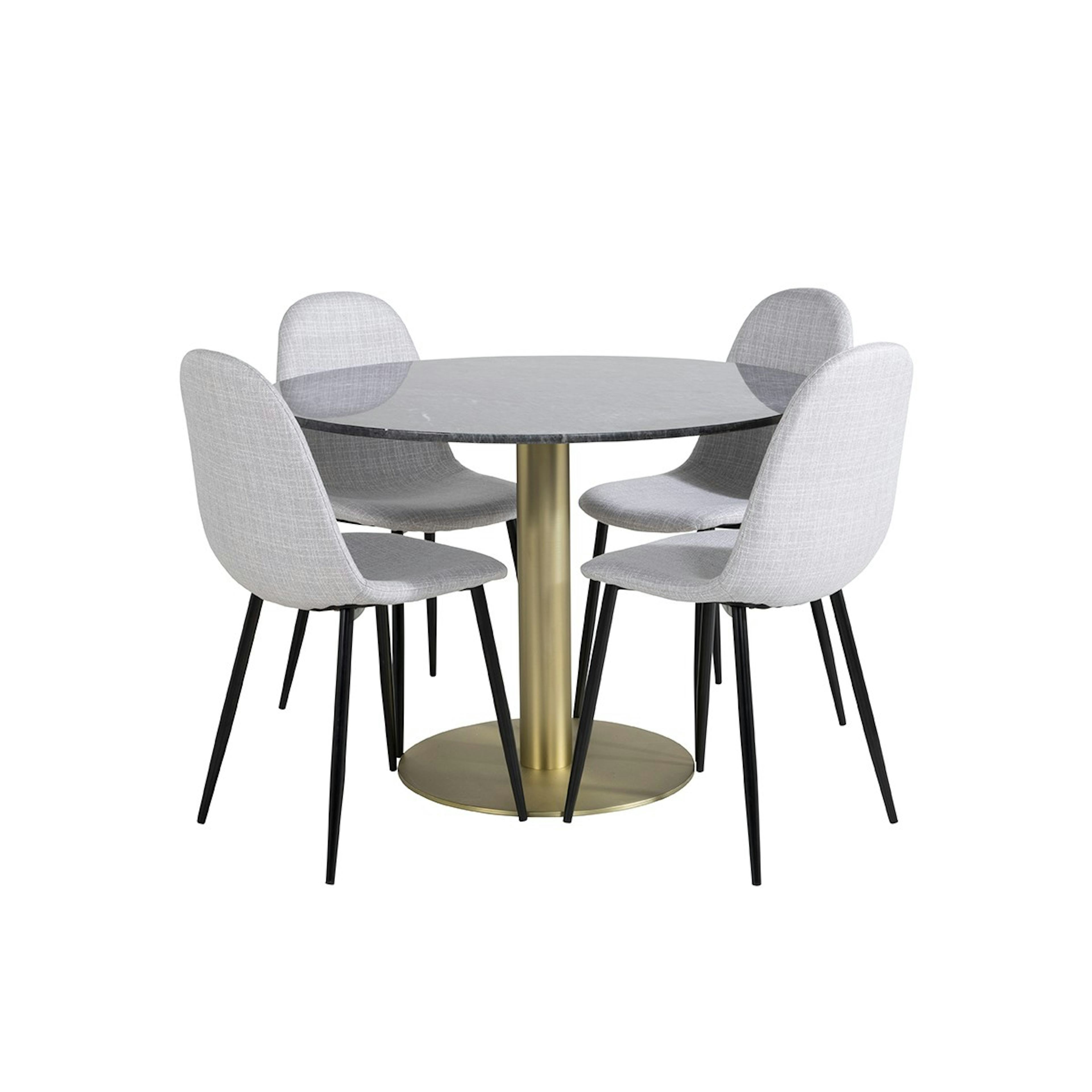 Svart/Mässing/Ljusgrå