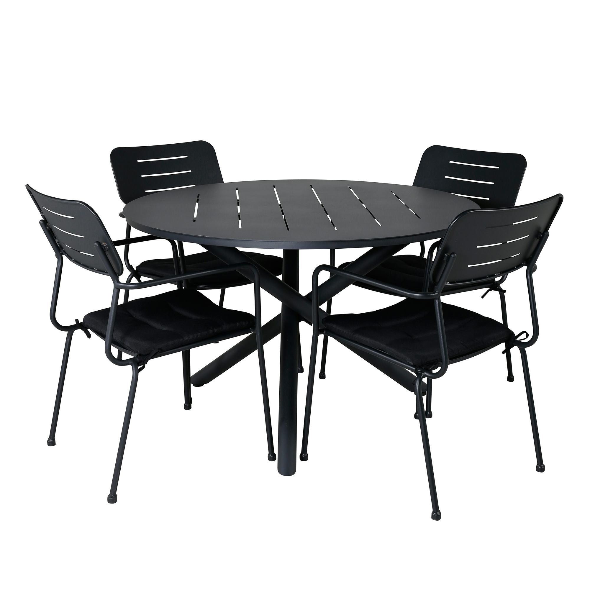 Matgrupp Venture Home Ande med 4 Nemo Matstolar