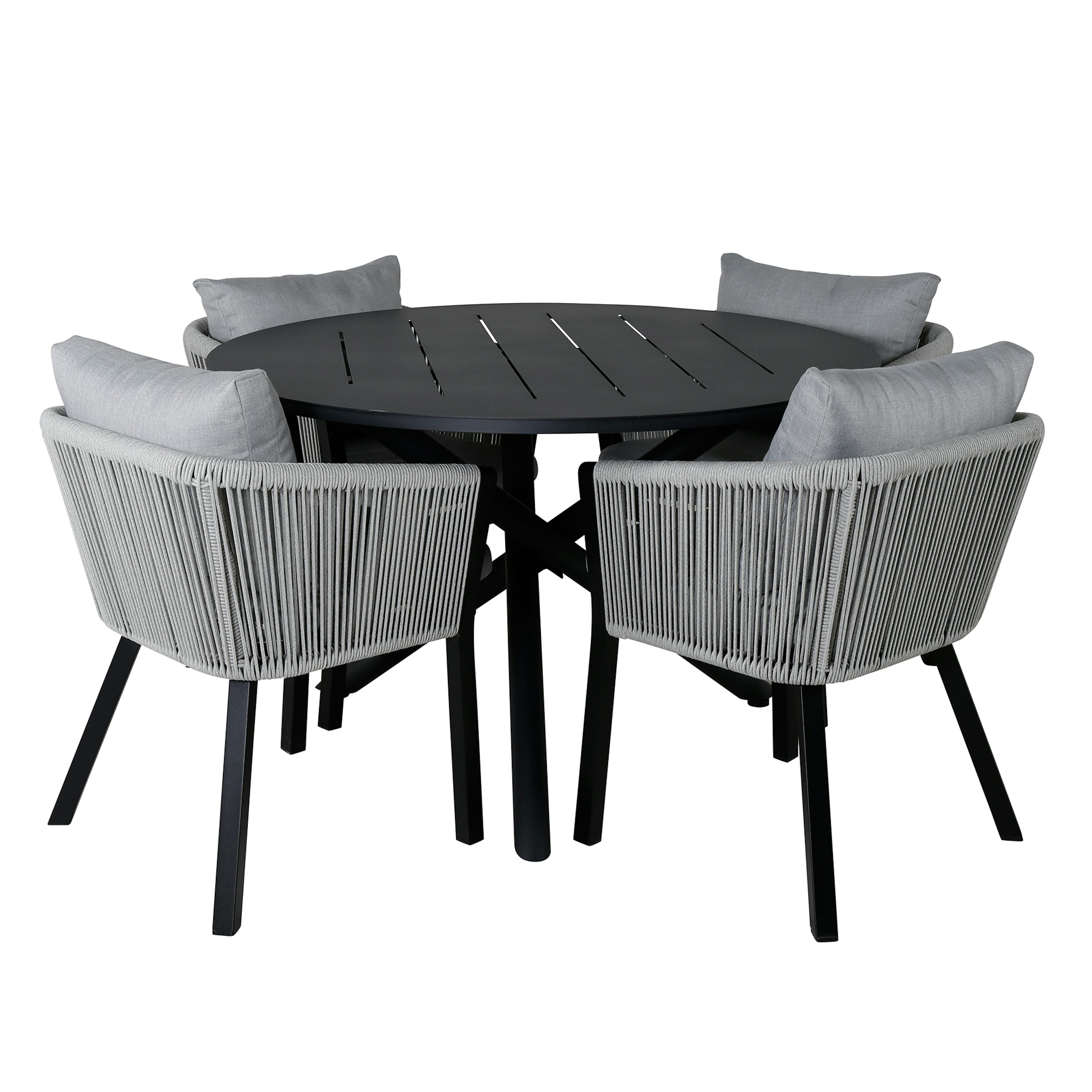 Matgrupp Venture Home Alma med 4 Virya Stolar