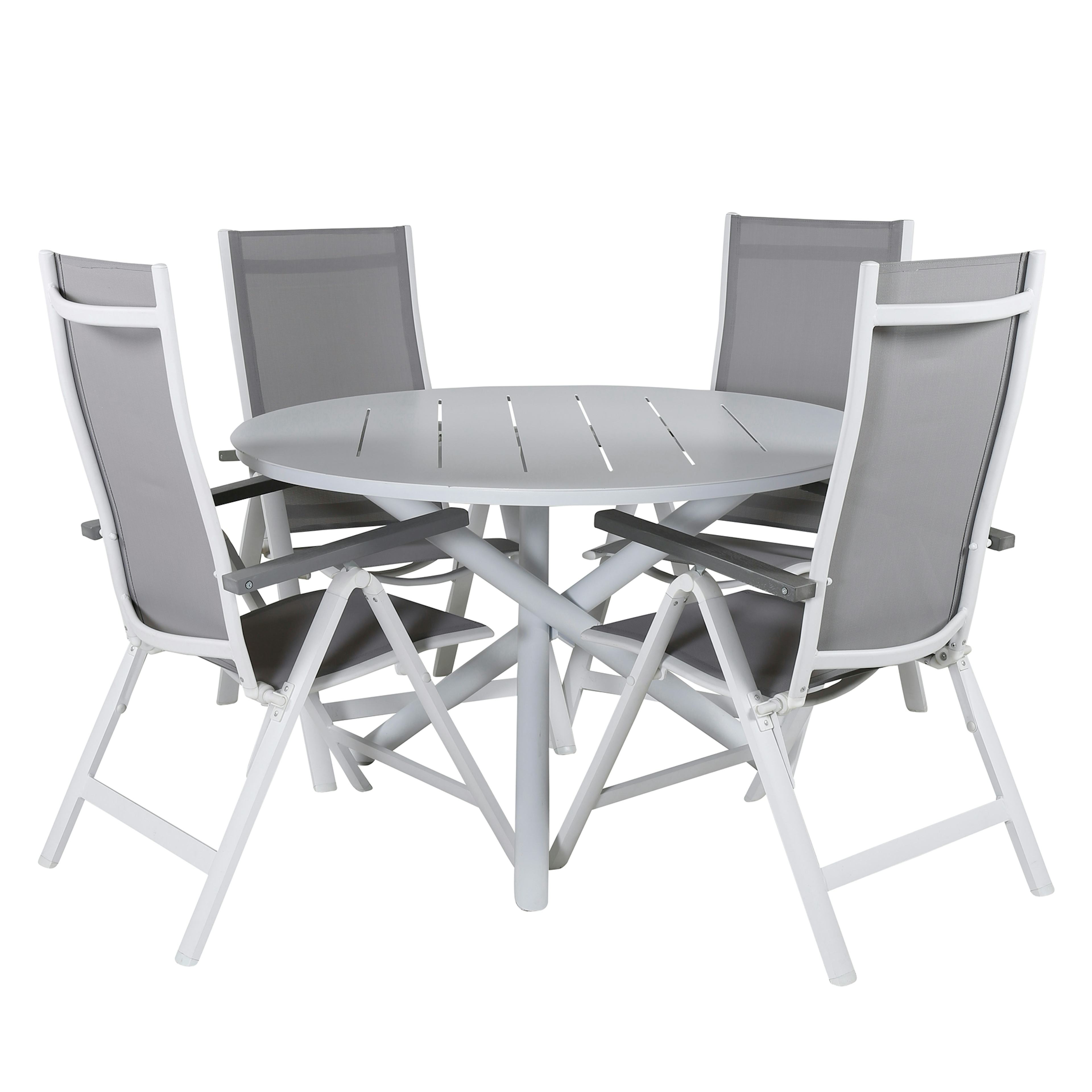 Matgrupp Venture Home Ande med 4 Laby Matstolar