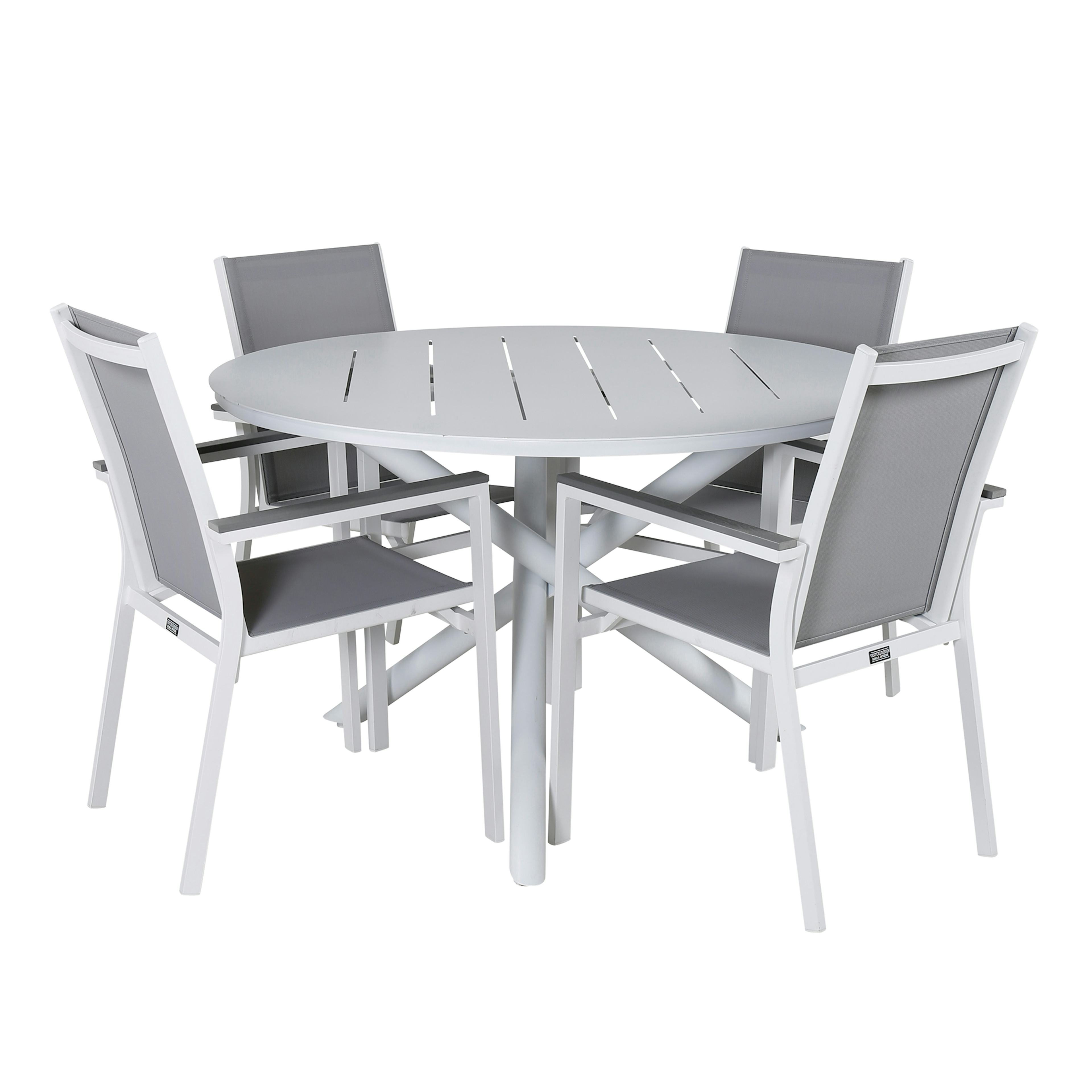 Matgrupp Venture Home Ande med 4 Pussel Matstolar