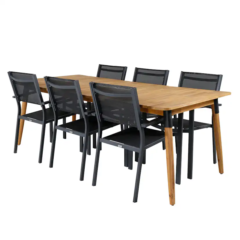 Matgrupp Venture Home Julle med 6 Cubb Matstolar