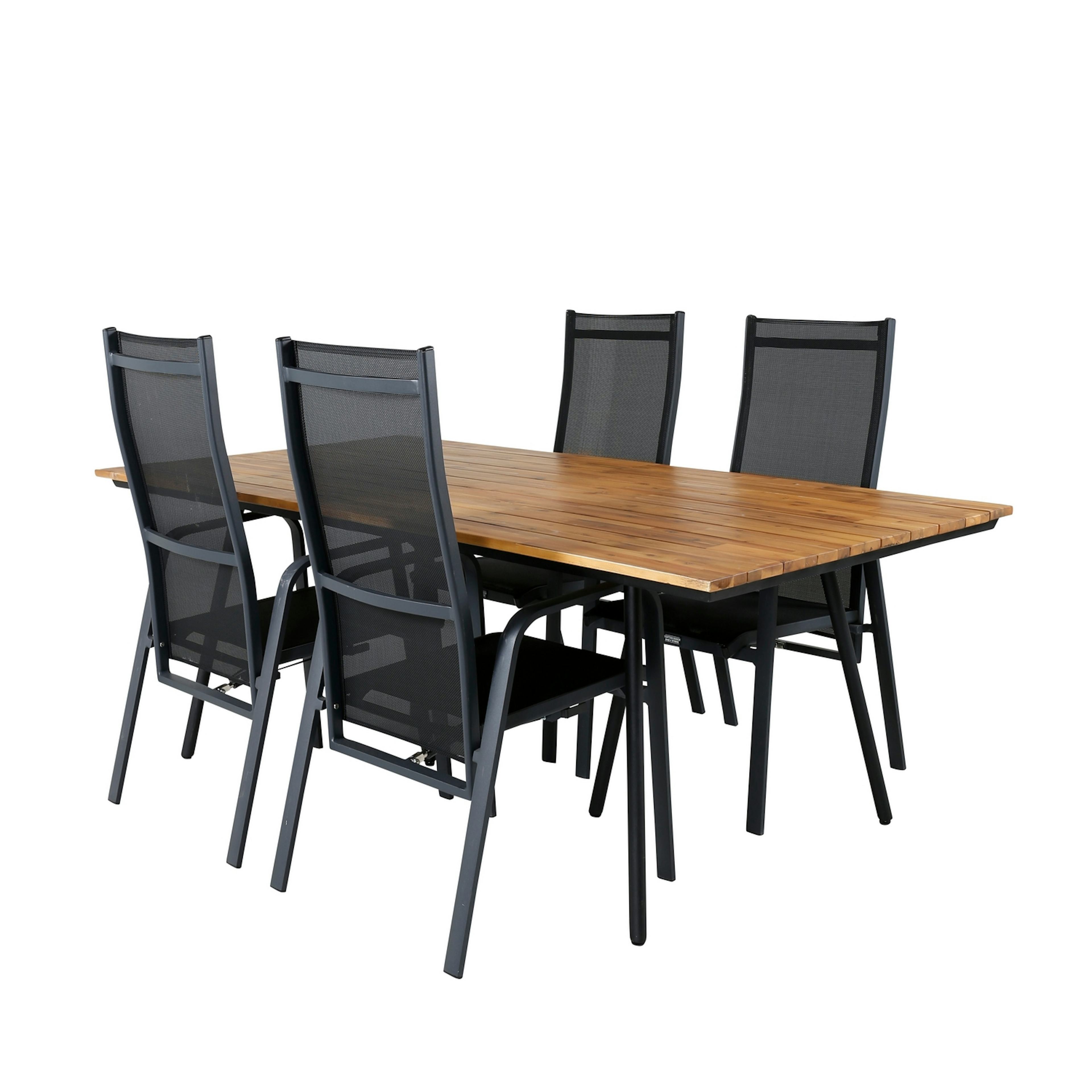 Matgrupp Venture Home Chane med 4 Curz Matstolar