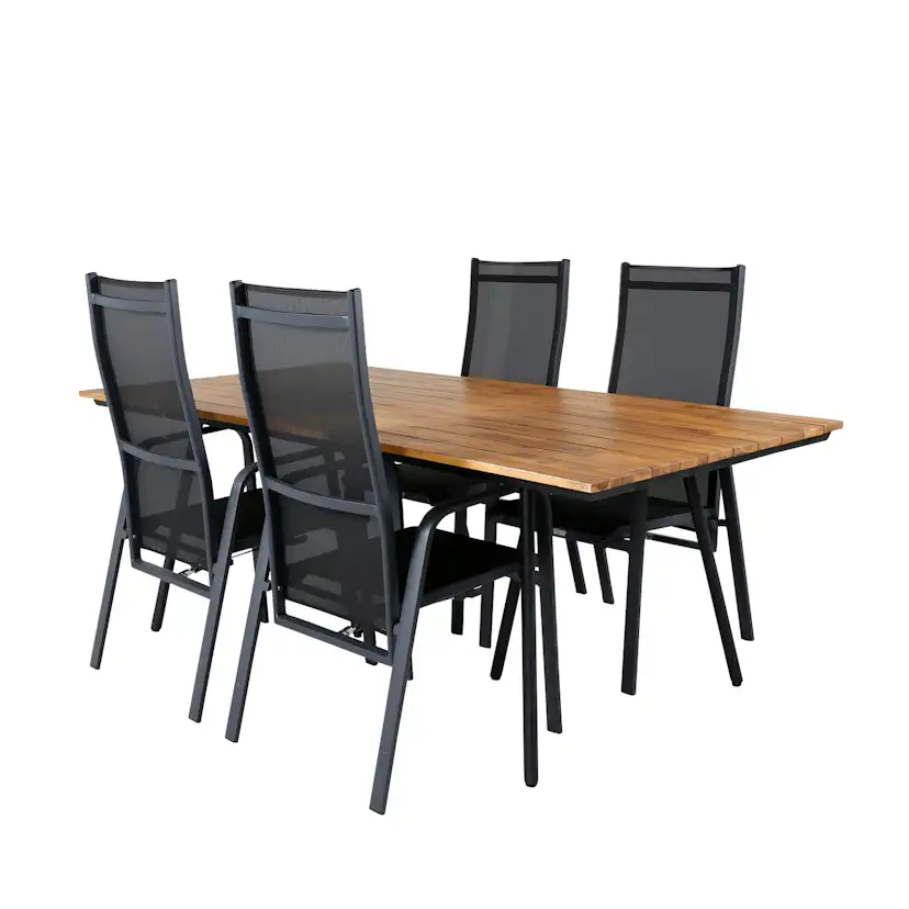 Matgrupp Venture Home Chane med 4 Curz Matstolar