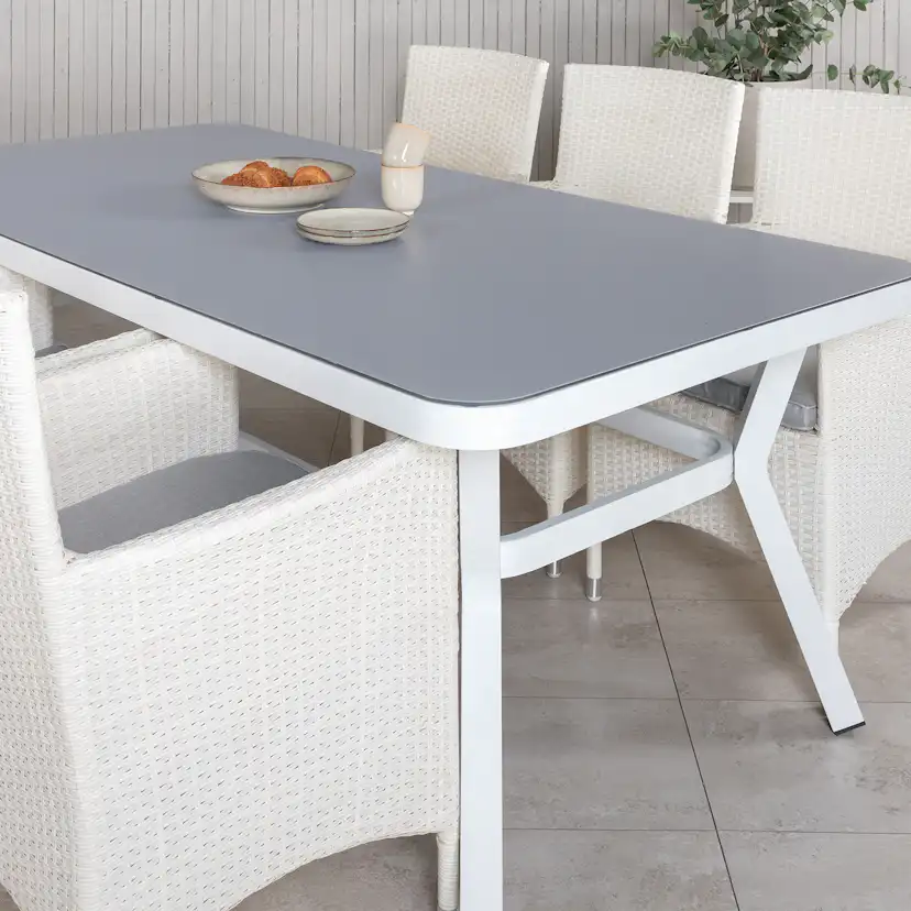 Matgrupp Venture Home Virya med 6 Malin Karmstolar