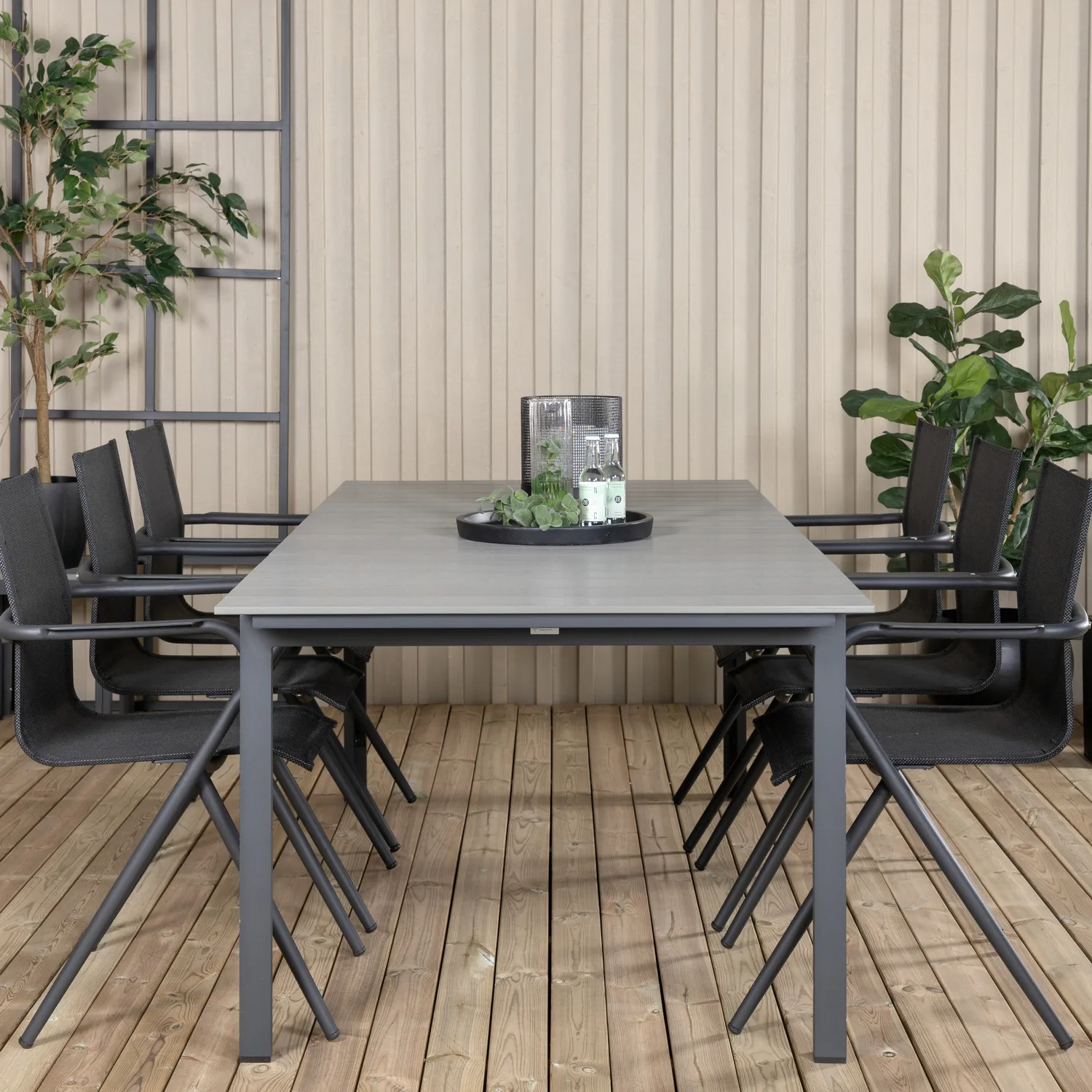 Matgrupp Venture Home Lova 224 med 6 Aspen Matstolar