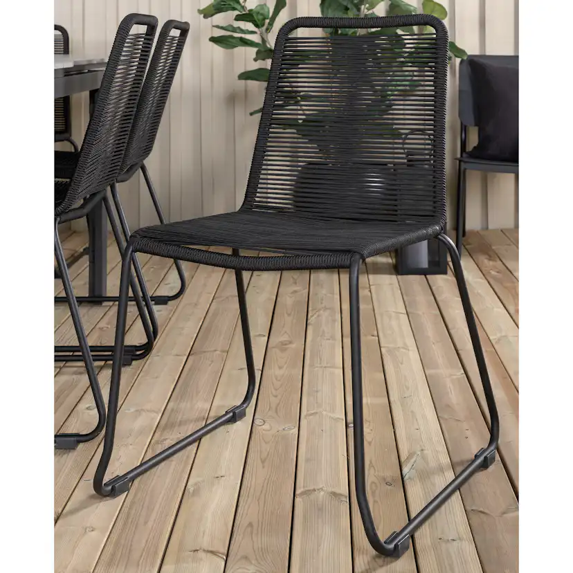 Matgrupp Venture Home Lova 224 med 8 Leon Stapelbara Matstolar