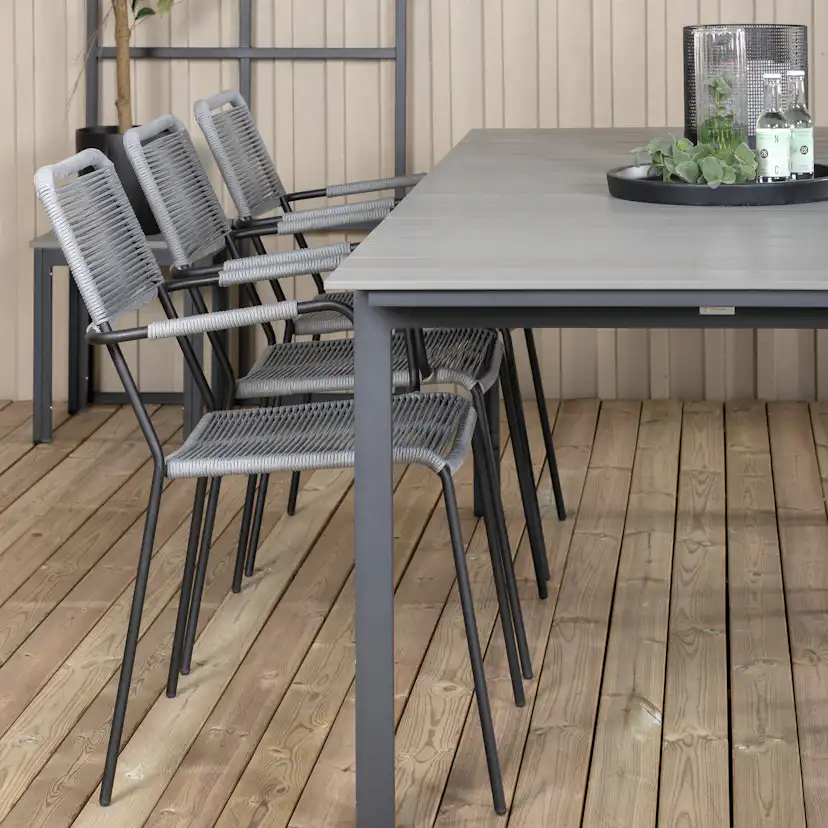 Matgrupp Venture Home Lova 224 med 6 Leon Matstolar