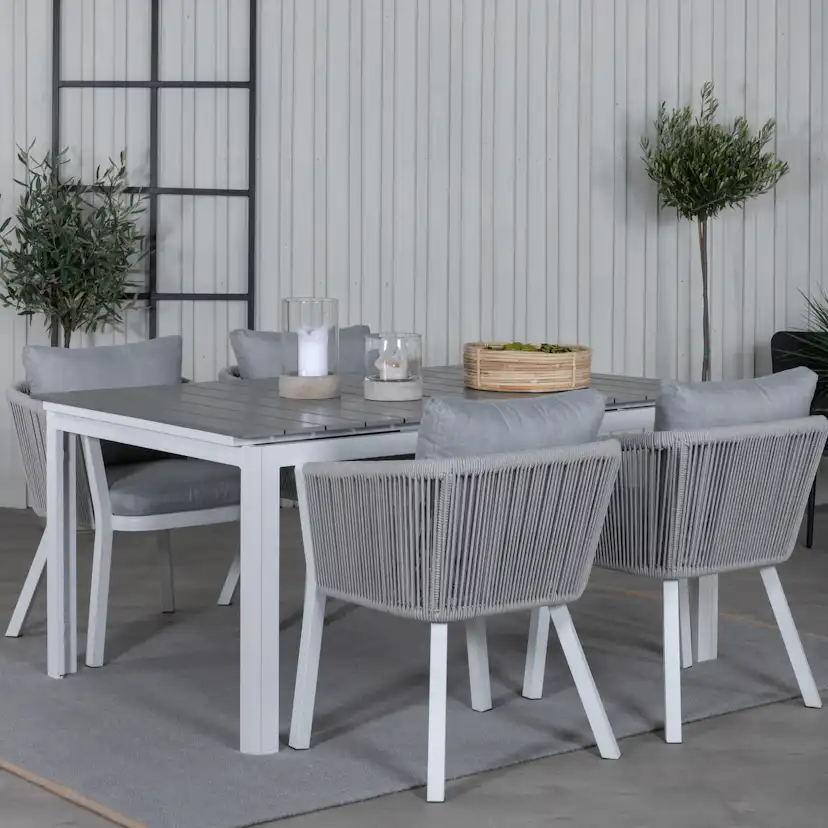 Matgrupp Venture Home Lova med 4 Virya Matstolar