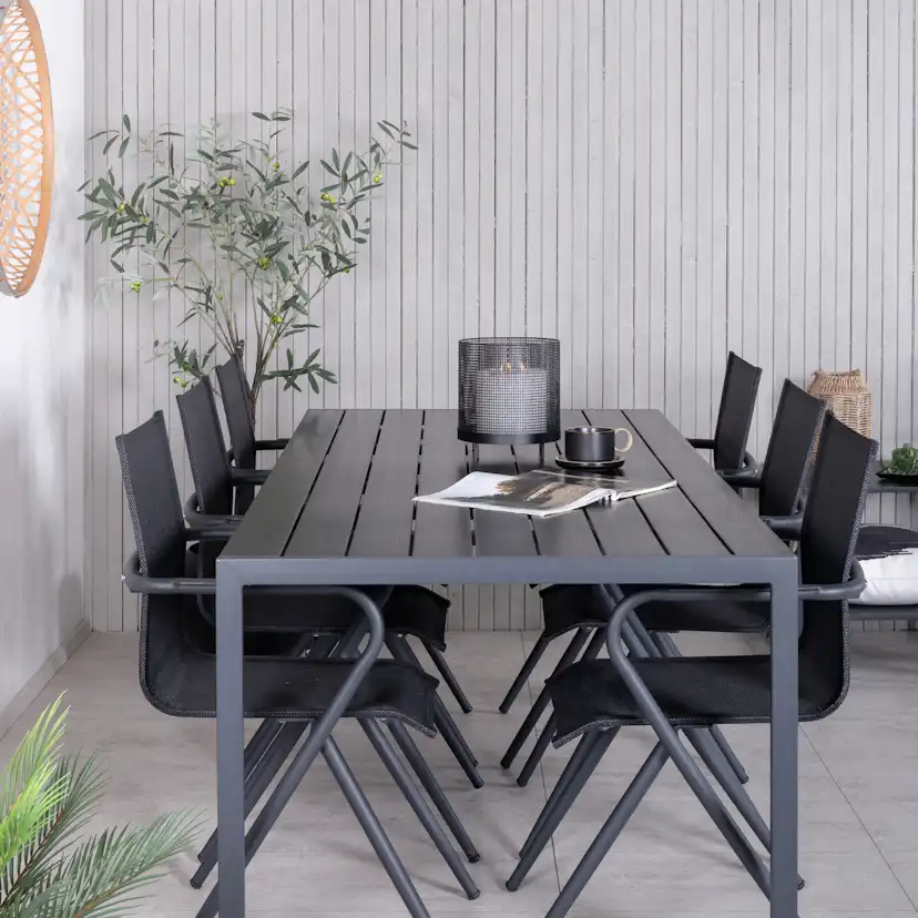 Matgrupp Utomhus Venture Home Break med 6 Alina Trädgårdsstolar