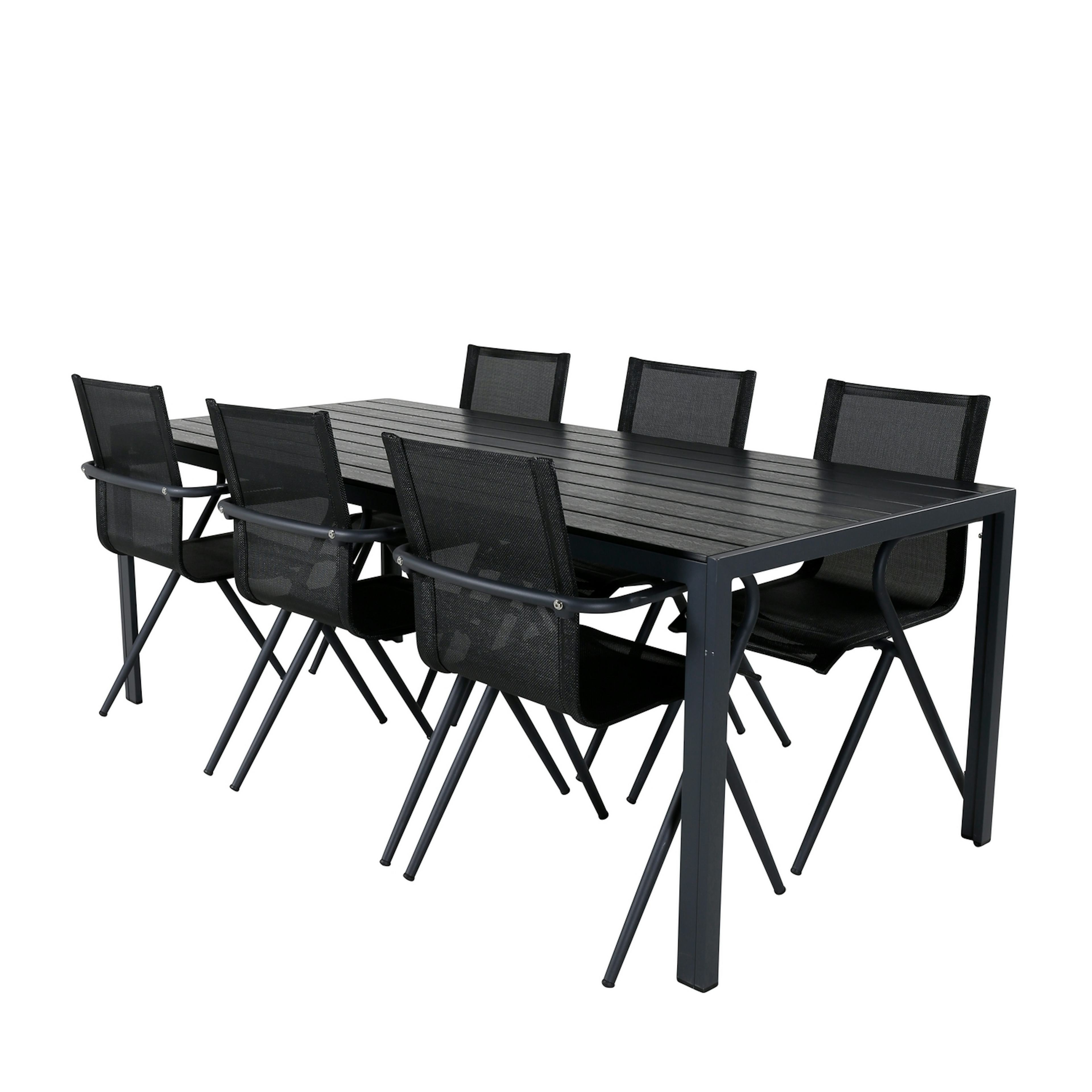 Matgrupp Utomhus Venture Home Break med 6 Alina Trädgårdsstolar