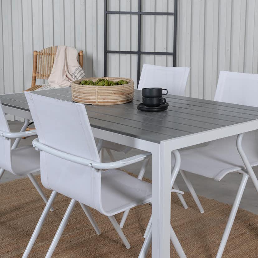 Matgrupp Utomhus Venture Home Bundy med 4 Act Trädgårdsstolar GR21829