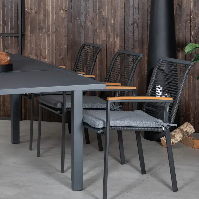 Matgrupp Venture Home Marbella med 6 Deni Stolar