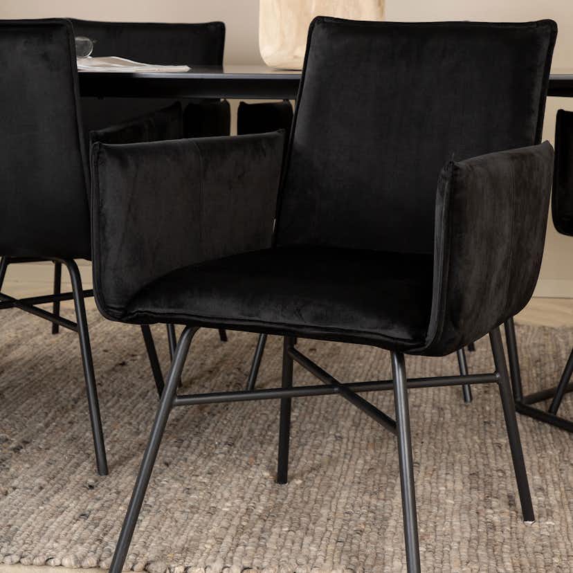 Matgrupp Venture Home Peggy med 6 Petra stolar