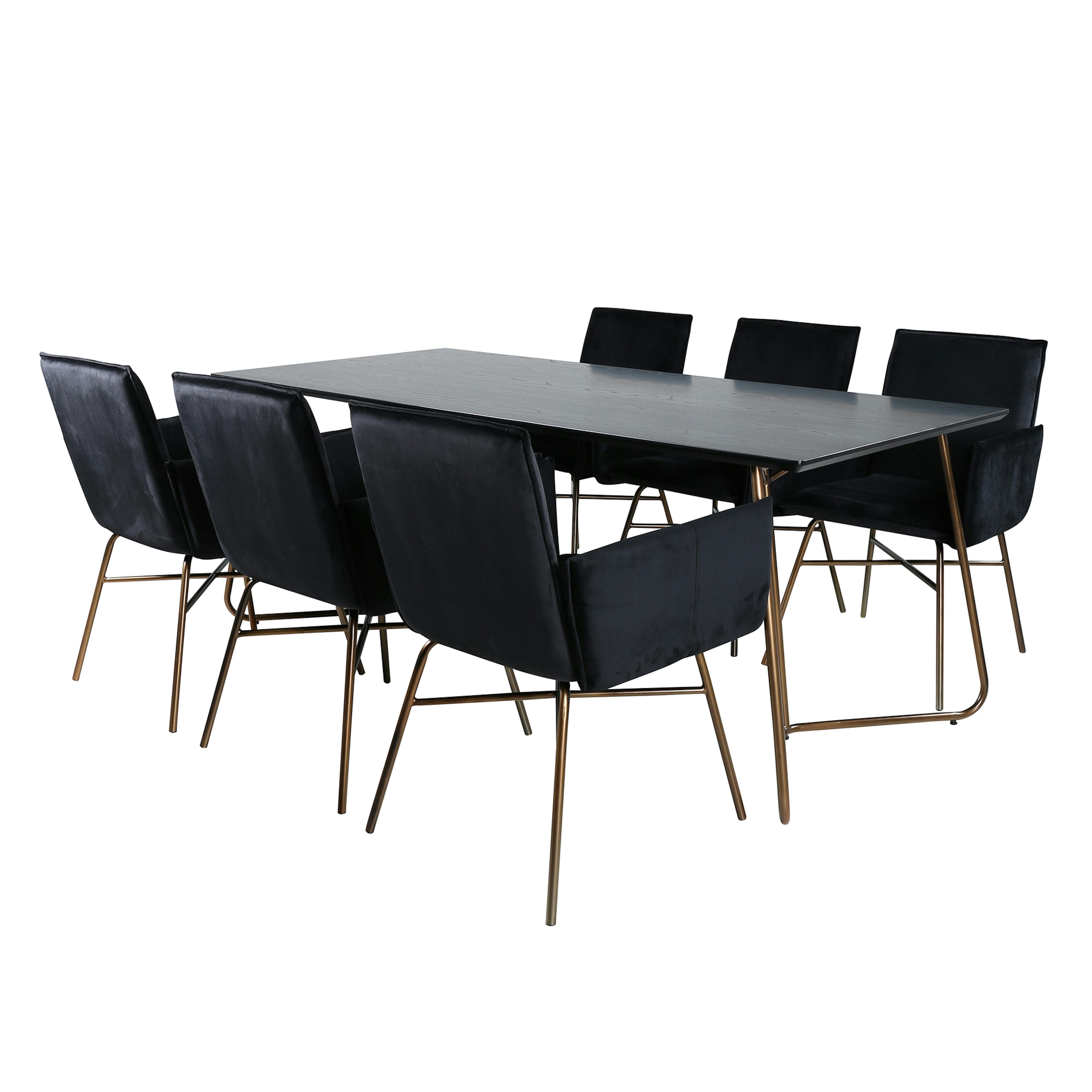 Matgrupp Venture Home Annika med 6 Annika Stolar