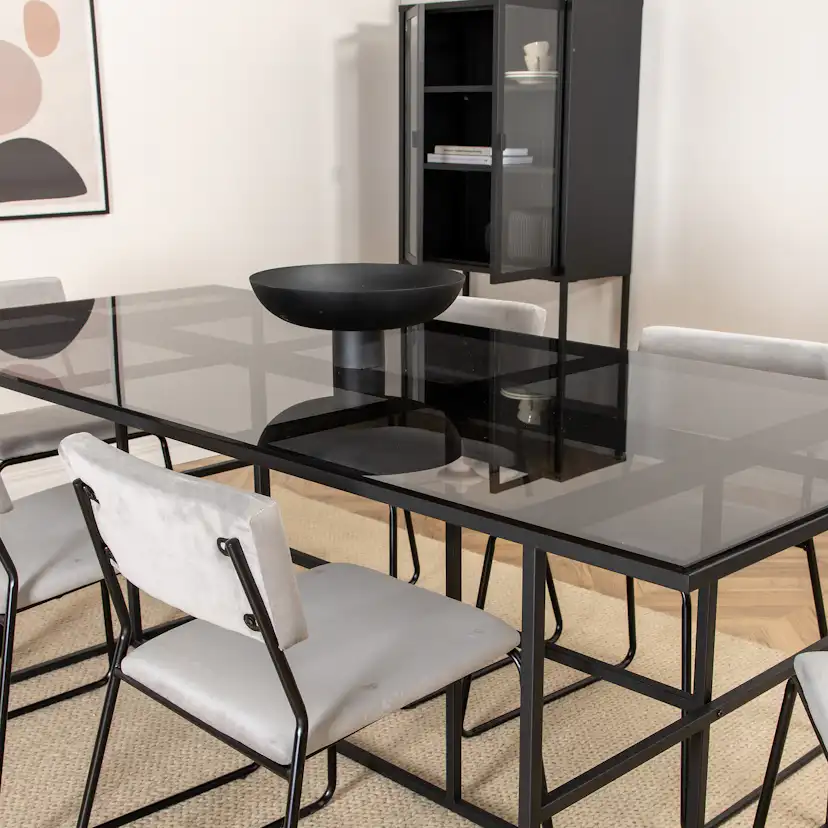 Matgrupp Venture Home Lund med 6 Kungshamn Stolar