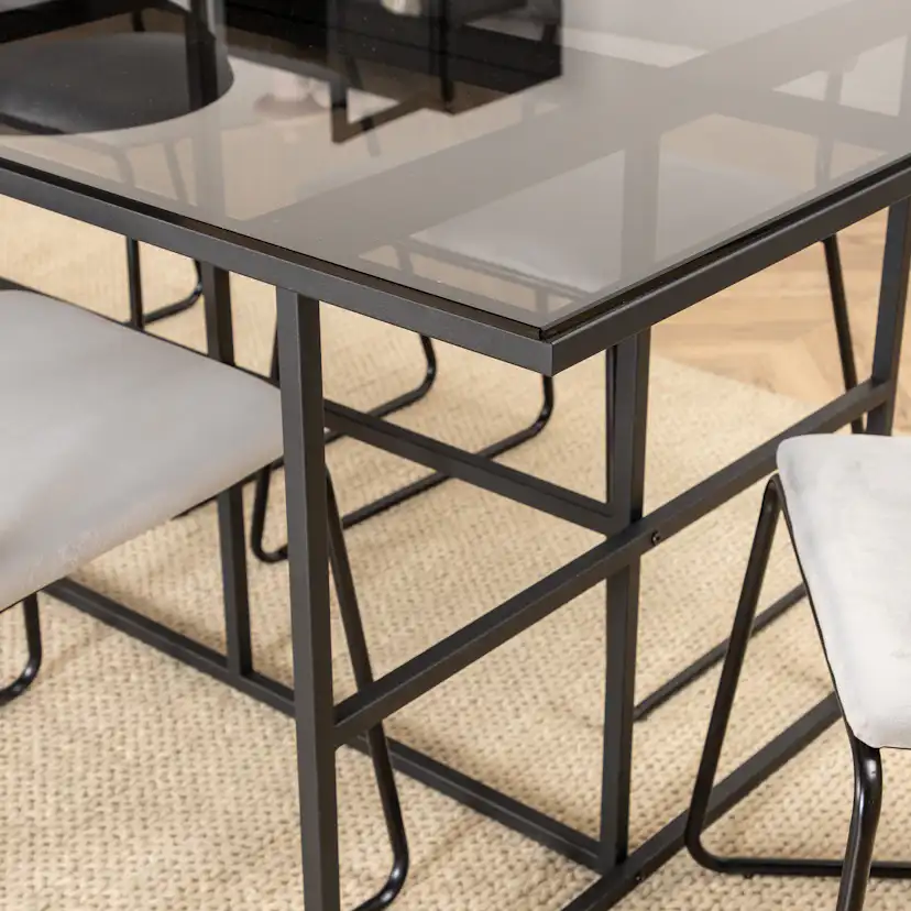 Matgrupp Venture Home Lund med 6 Kungshamn Stolar