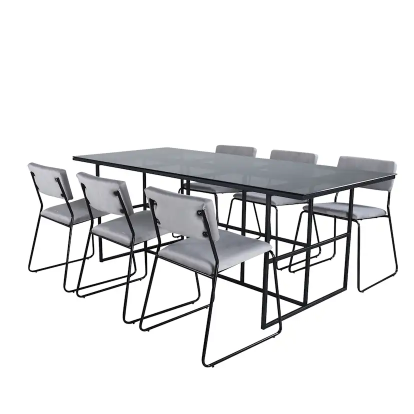 Matgrupp Venture Home Lund med 6 Kungshamn Stolar