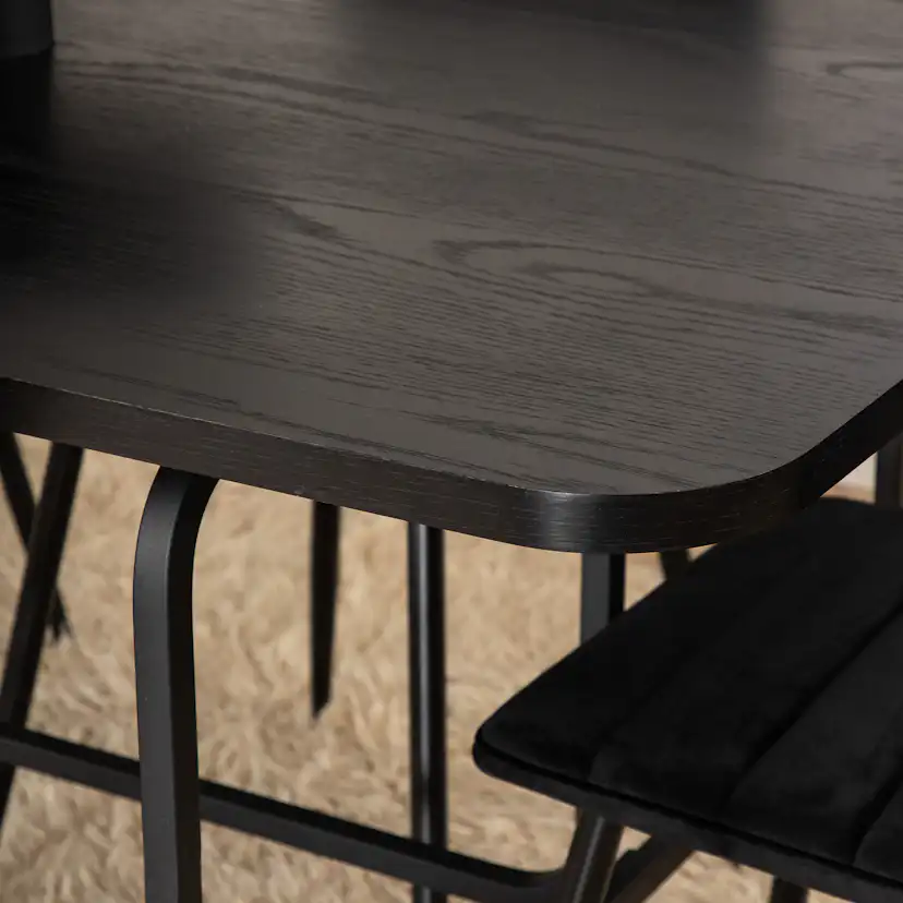 Matgrupp Venture Home Chicago med 6 Walerina Stolar Sammet