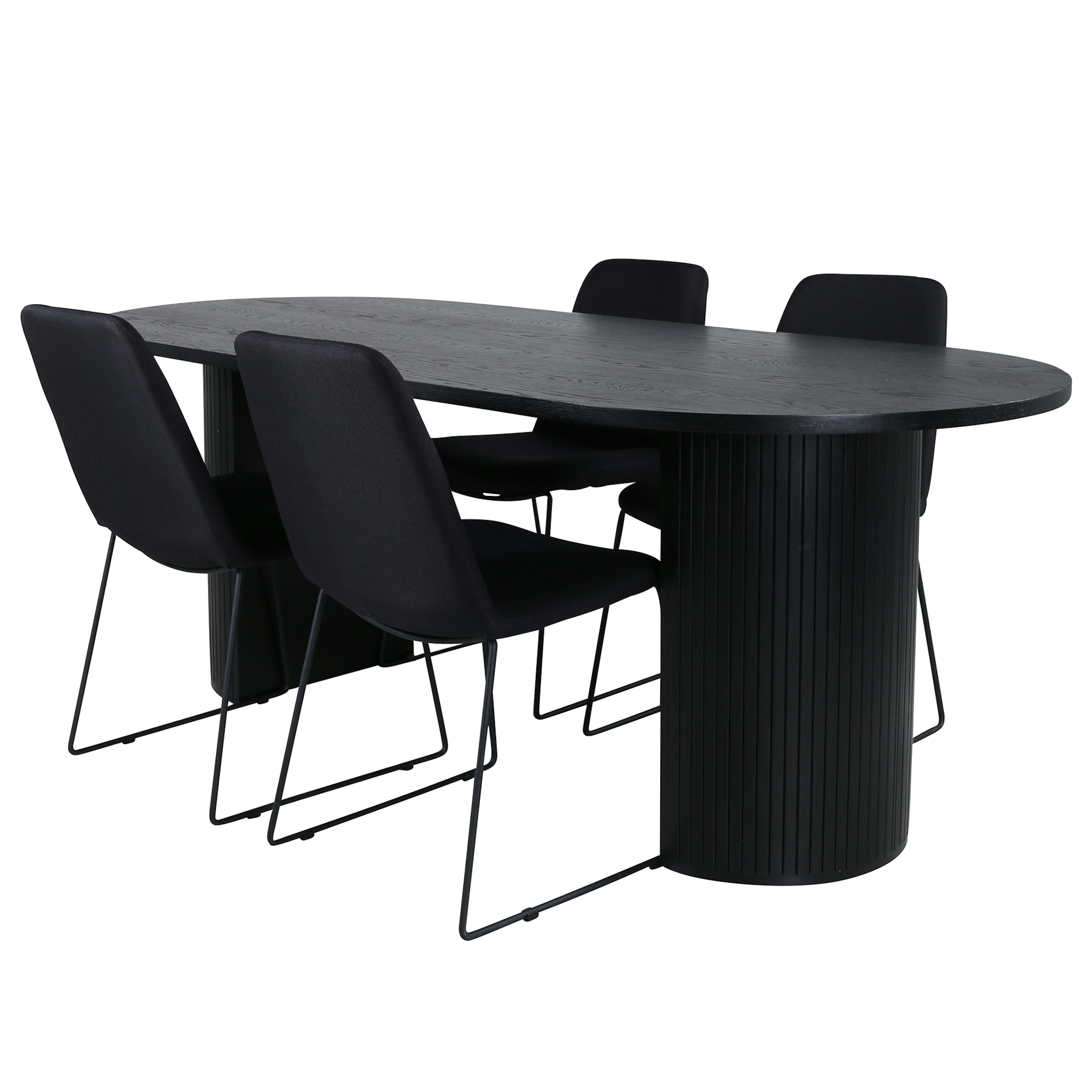 Matgrupp Venture Home Bianca med 4 Muscot Stolar