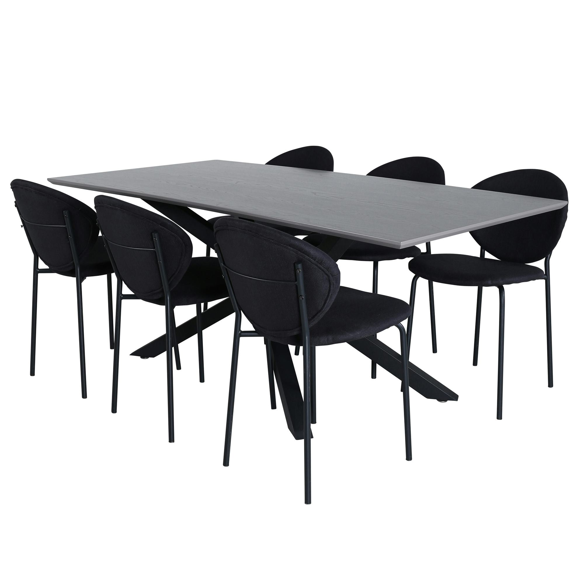 Matgrupp Venture Home Piata med 6 Valor Stolar