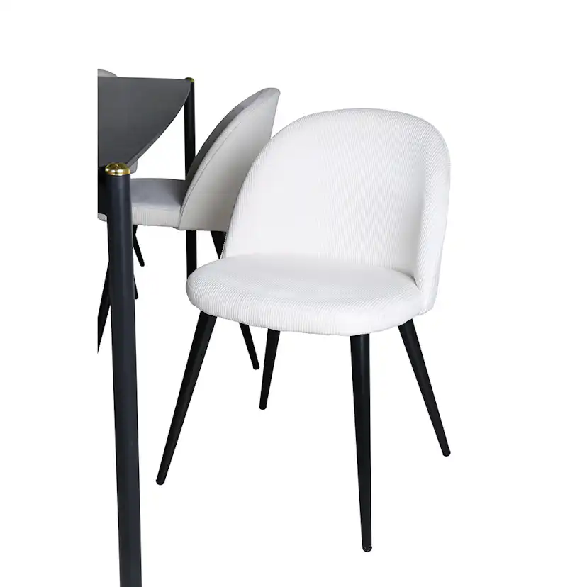 Matgrupp Venture Home Paris matbord och Valentina matstol