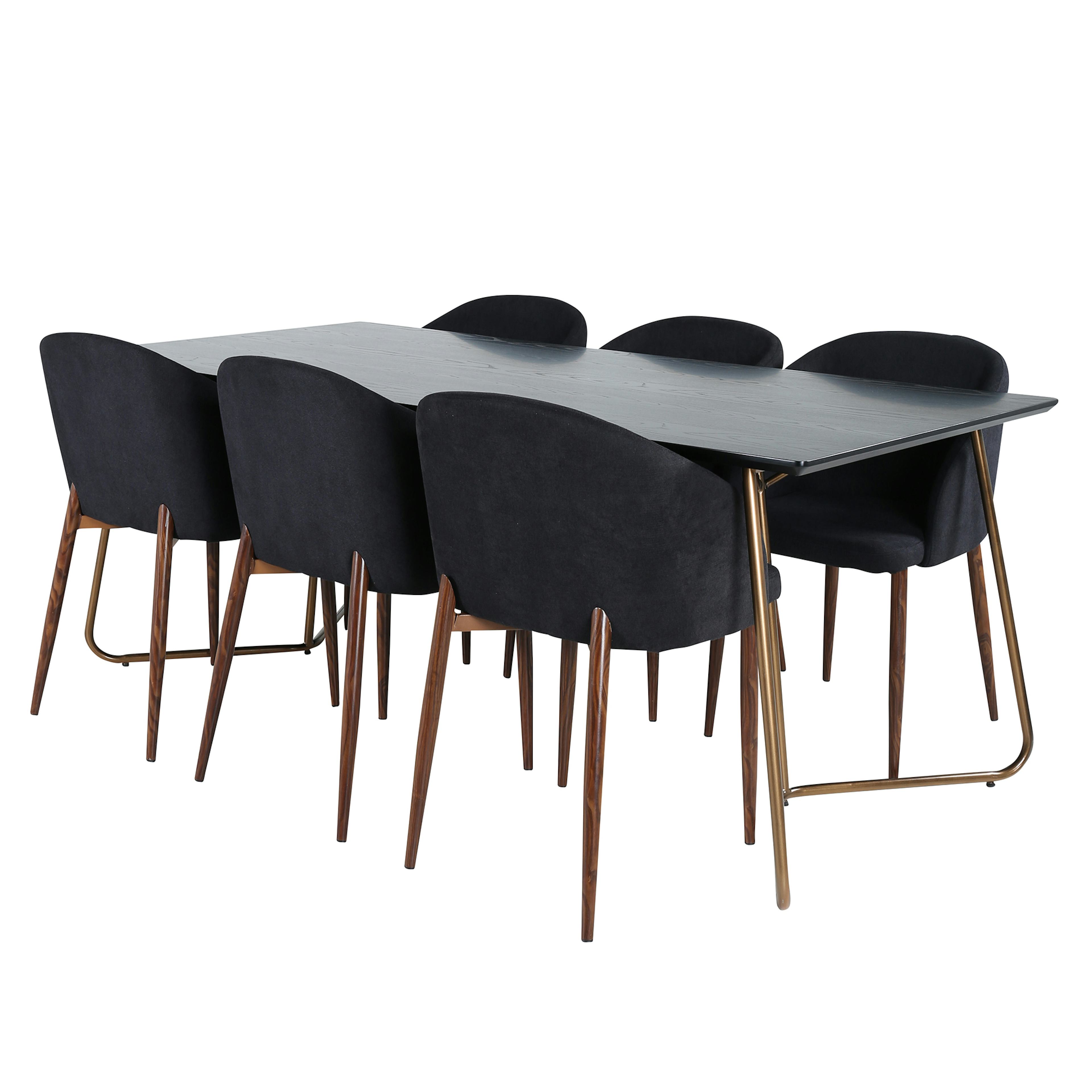 Matgrupp Venture Home Annika med 6 Archie Stolar