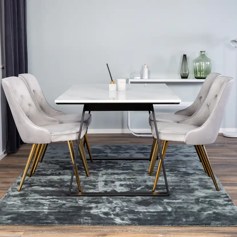 Matgrupp Venture Home Estelle med 4 Vera Stolar