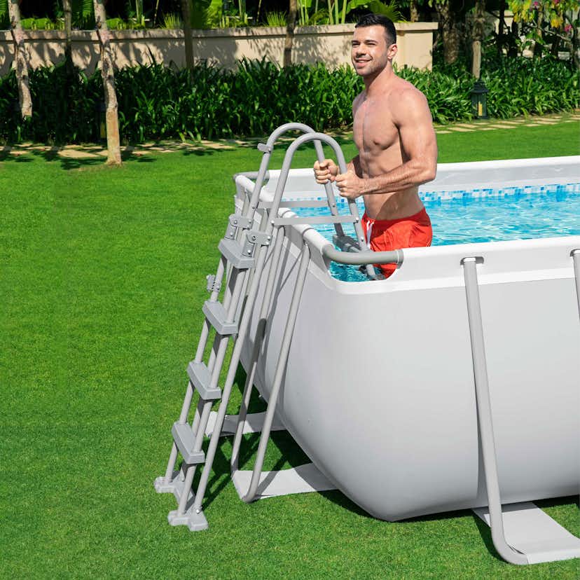 Säkerhetsstege Planet Pool Ovanmark 122 cm