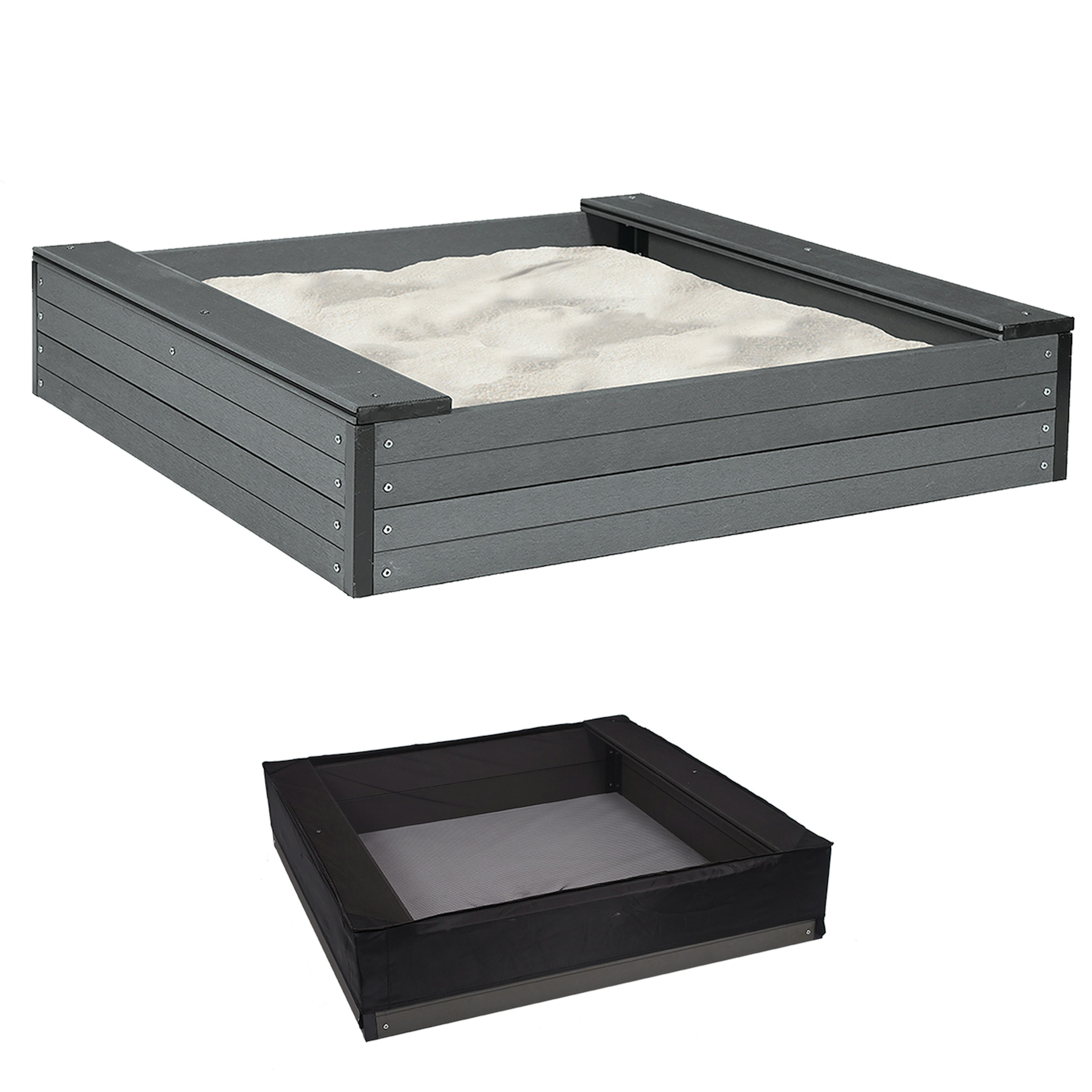 Sandlåda Nordic Play 120X120 cm Inkl. Nät