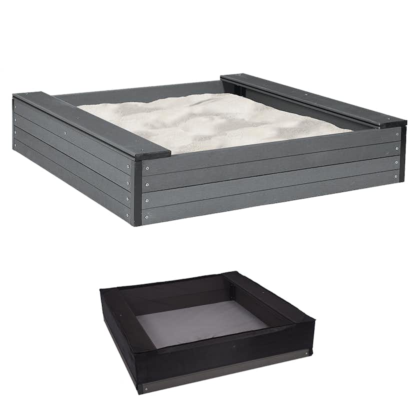 Sandlåda Nordic Play 120X120 cm Inkl. Nät