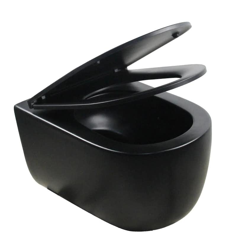 Vägghängd Toalettstol Macro Design Silent Rimless med Tornadospolning