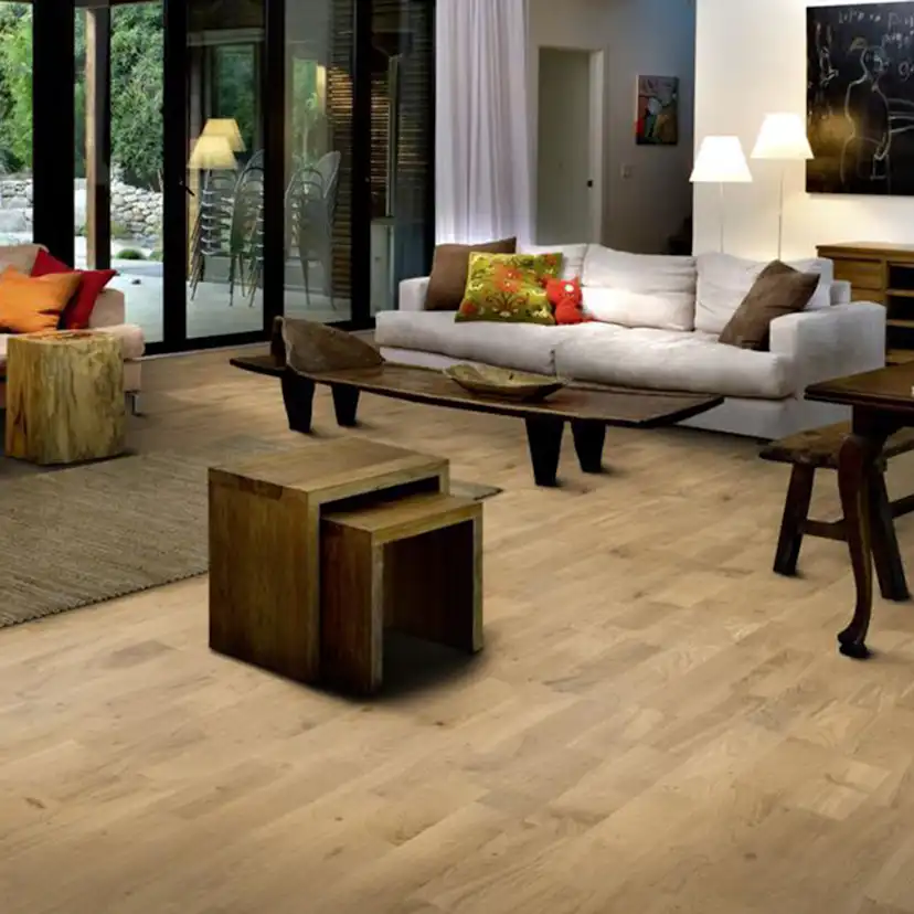 Parkettgolv Kährs Silk Mattlackad Ek 2-stav