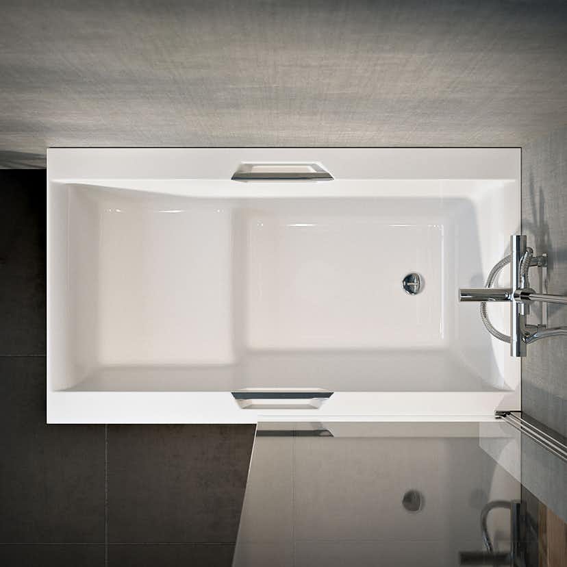 Sittbadkar Nordhem Höllviken Vit Enkel Rygglutning